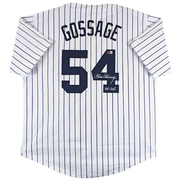 GOOSE GOSSAGE SIGNED NY YANKEES JERSEY (BECKETT COA)