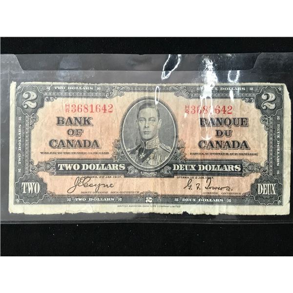 1937 CANADIAN $2 BILL