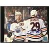 Image 1 : LEON DRAISAITL SIGNED EDMONTON OILERS 8 X 10 (GCG HOLO)
