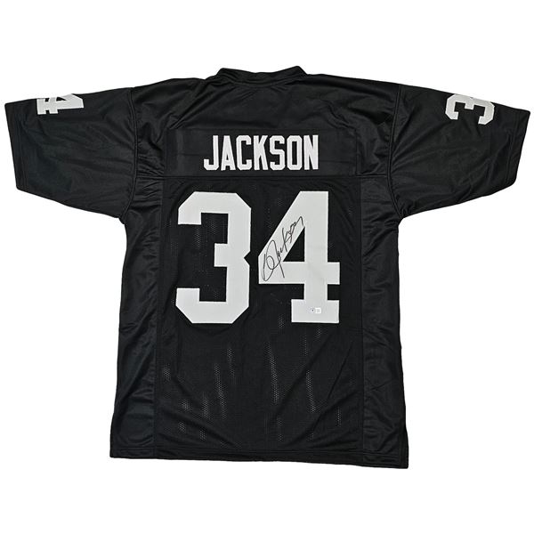 BO JACKSON SIGNED L.A RAIDERS JERSEY (BECKETT COA)