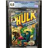 Image 1 : MARVEL COMCIS NO.182 THE INCREDIBLE HULK CGC GRADED 4.0