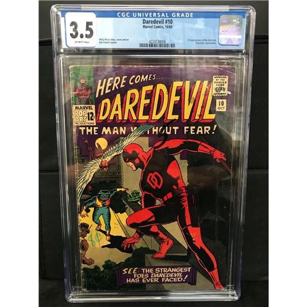 MARVEL COMICS NO.10 DAREDEVIL CGC GRADED 3.5