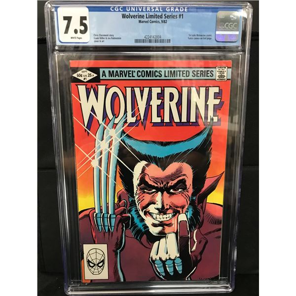 MARVEL COMICS NO.1 WOLVERINE LIMITED SERIES CGC GRADED 8.0