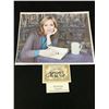 Image 1 : JK ROWLING 8X10 AND SIGNED HOGWARTS TRAIN TICKET RA COA