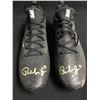 Image 1 : RICKY SEALS JONES DUAL SIGNED GAME USED FOOTBALL CLEATS (GCG HOLO)