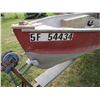 Image 2 : ALUMINUM BOATS & CANOES INC, MODEL STARFISH, SERIAL # AC2823. NO TRANSFER OF OWNERSHIP DOCUMENTS AVA