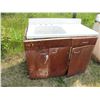 Image 1 : Cast farmhouse sink with drain board on stand