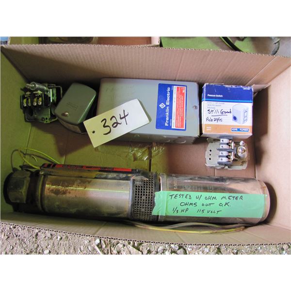 Red Lion submersible pump and accessories