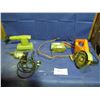 Image 1 : Assorted electric tools , Sander, drill,  etc -- cords need repair