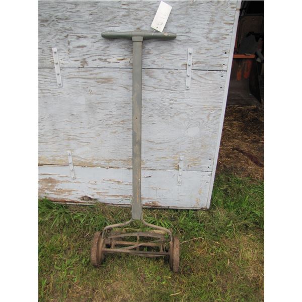 Antique push lawn mower