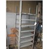 Image 2 : Metal shelving unit , 7 shelves