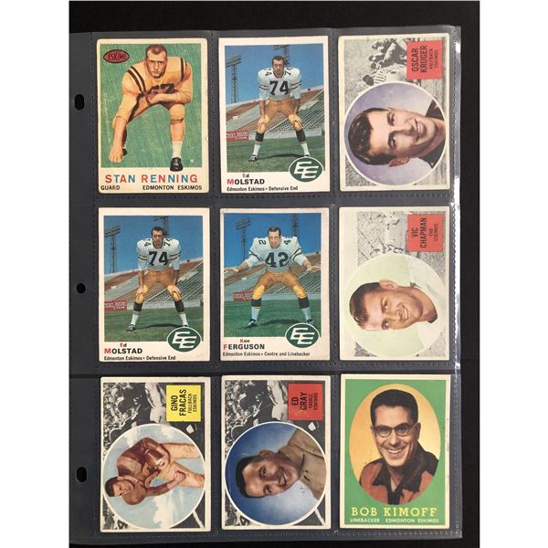 1960's CFL team collection Edmonton Eskimos (9)