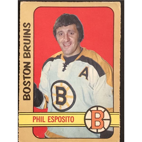 1972-73 O-PEE-CHEE Phil Esposito (HOF)