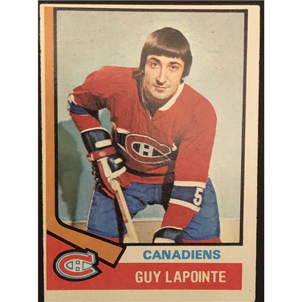 1974-75 TOPPS Guy Lapointe (HOF)