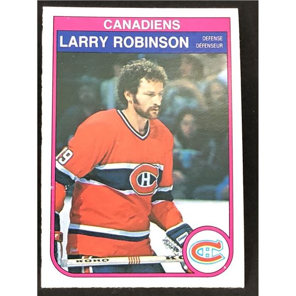 1982-83 O-PEE-CHEE Larry Robinson (HOF)