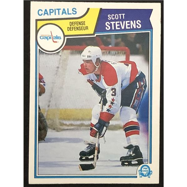 1983-84 O-PEE-CHEE Scott Stevens (RC) (HOF)