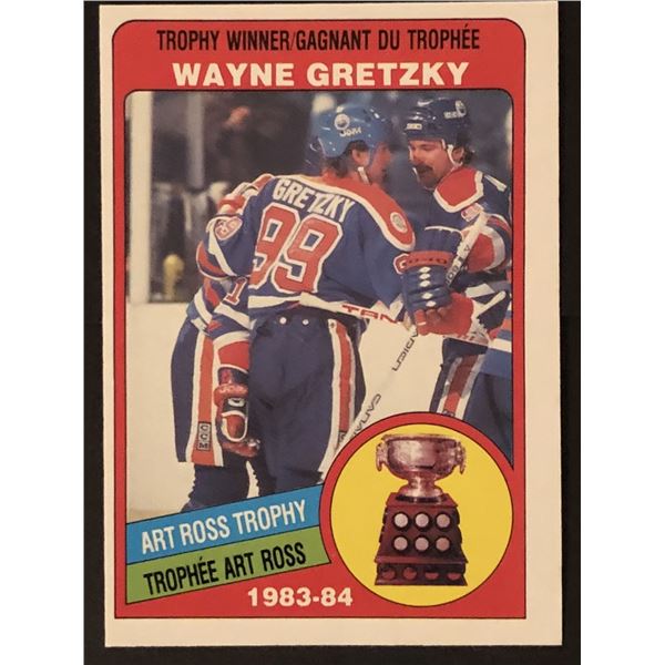 1983-84 O-PEE-CHEE Wayne Gretzky AW (HOF)