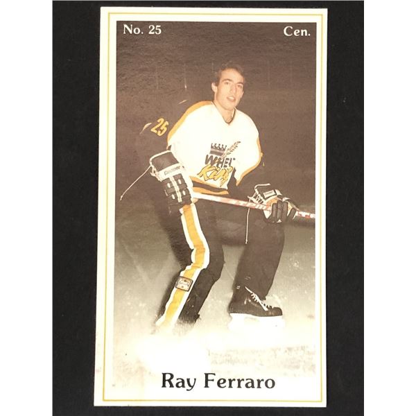 1983-84 Ray Ferraro junior card (Brandon - WHL)