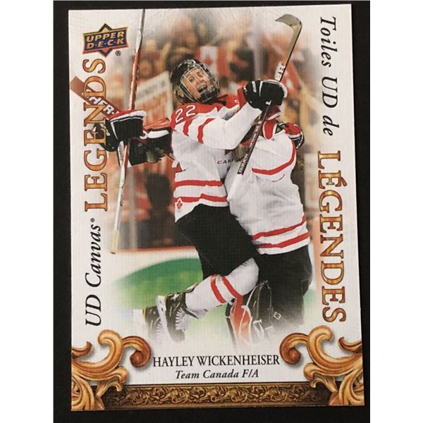 2022-23 UPPER DECK TIM HORTONS Hayley Wickenheiser (HOF)