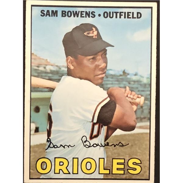 1967 TOPPS Sam Bowens