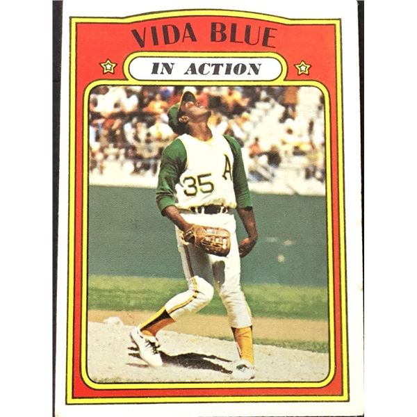 1972 TOPPS Vida Blue (HOF)