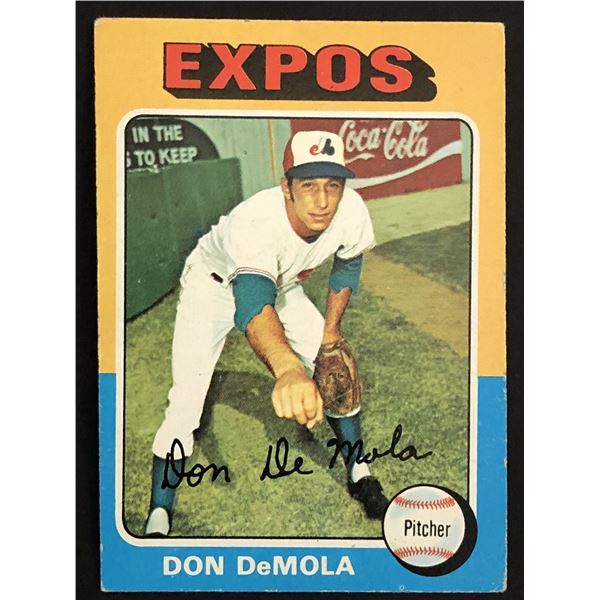 1975 TOPPS Don DeMola