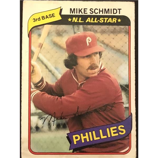 1980 O-PEE-CHEE Mike Schmidt (HOF)