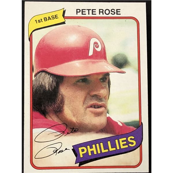 1980 TOPPS Pete Rose