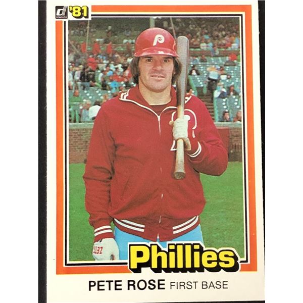 1981 DONRUSS (inaugural issue) Pete Rose