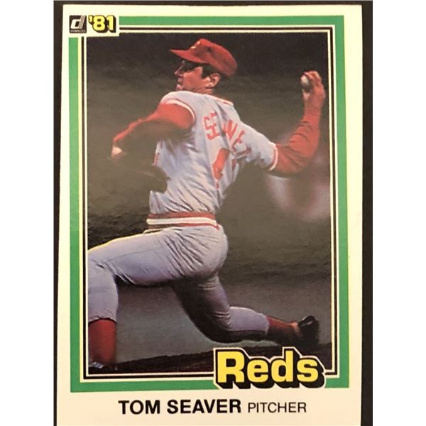 1981 DONRUSS (inaugural issue) Tom Seaver (HOF)