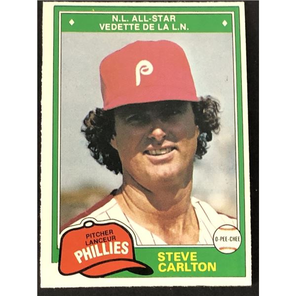 1981 O-PEE-CHEE Steve Carlton (HOF)