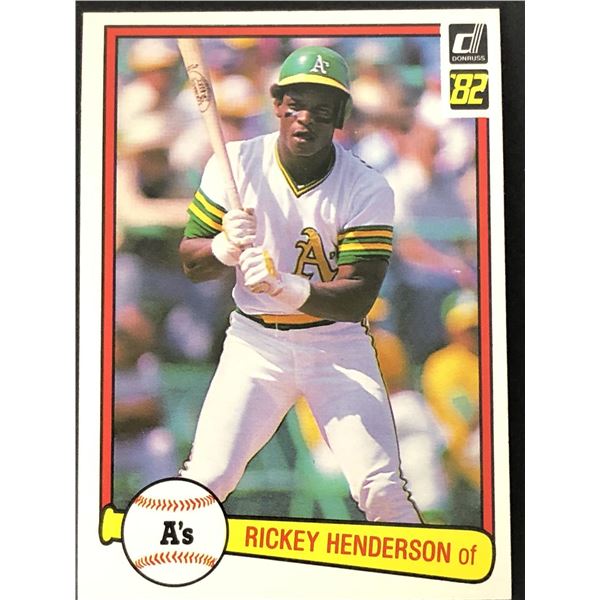 1982 DONRUSS Rickey Henderson (HOF)