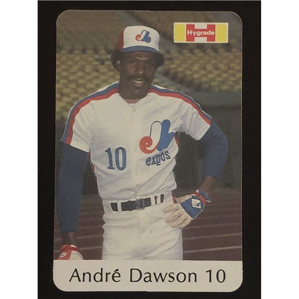 1982 HYGRADE MEATS Expos Andre Dawson (HOF)