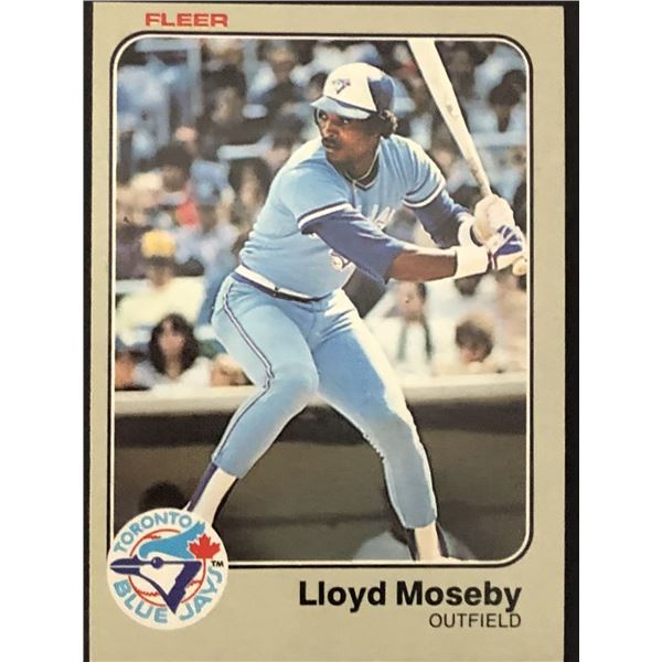 1983 FLEER Lloyd Moseby