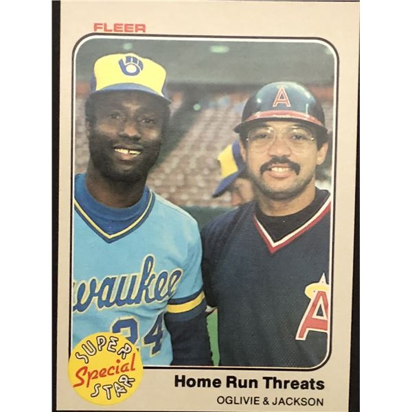 1983 FLEER Reggie Jackson SP (HOF)