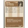 Image 2 : 1983 FLEER Ryne Sandberg (RC) (HOF)