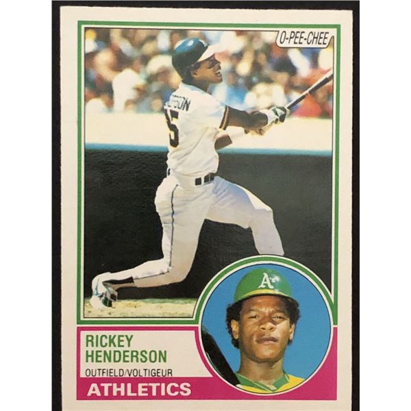 1983 O-PEE-CHEE Rickey Henderson (HOF)