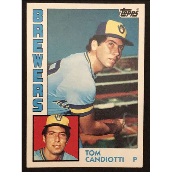 1984 TOPPS Tom Candiotti (RC)