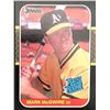 Image 1 : 1987 DONRUSS Mark McGwire (RC)