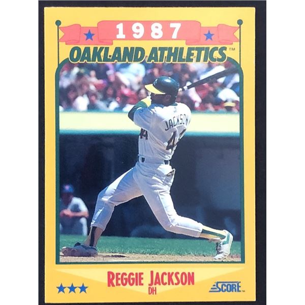 1988 SCORE Reggie Jackson (HOF)