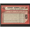 Image 2 : 1989 BOWMAN Barry Bonds