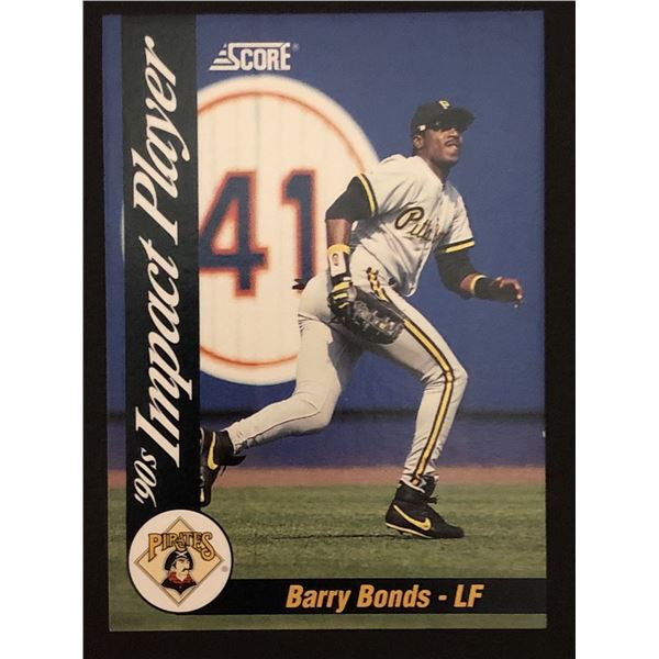 1992 SCORE Barry Bonds SP