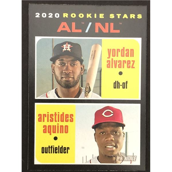 2020 TOPPS HERITAGE Yordan Alvarez (RC)