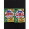 Image 1 : 1990 TOPPS Baseball jumbo packs (2 packs)