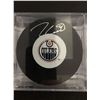 TAYLOR HALL SIGNED EDMONTON OILERS PUCK