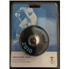 2010 VANCOUVER OLYMPICS GAME PUCK w/ LUCKY LOONIE