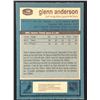 Image 2 : 1981-82 O-PEE-CHEE GLENN ANDERSON (HOF) ROOKIE CARD
