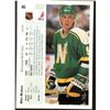 Image 2 : 1990-91 UPPER DECK MIKE MODANO (HOF) ROOKIE CARD