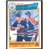 Image 1 : 1983-84 O-PEE-CHEE WAYNE GRETZKY/MARK MESSIER (HOF) HL CARD