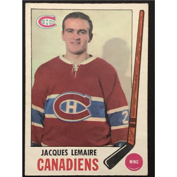 1969-70 O-PEE-CHEE JACQUES LEMAIRE (HOF) CARD